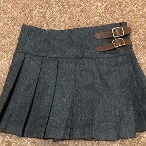 Ralph Lauren pleated wool skirt